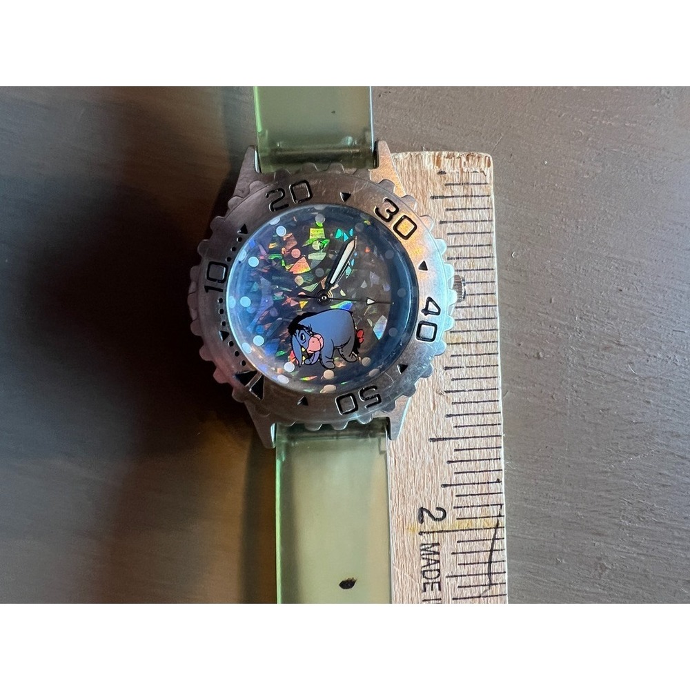 Disney Store Eeyore Watch Vintage Style‎ Holographic Dial Pooh NEEDS BATTERY - Picture 10 of 10